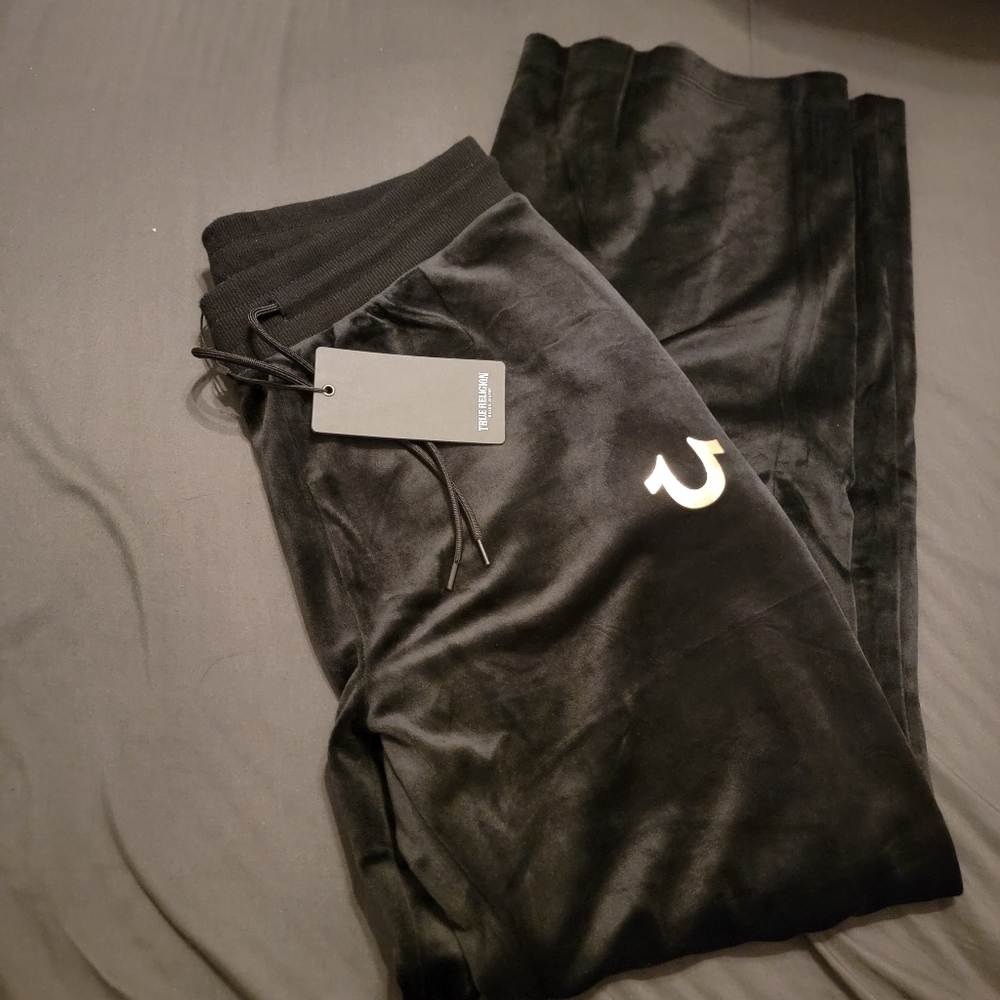 TRUE RELIGION VELOUR PANTs